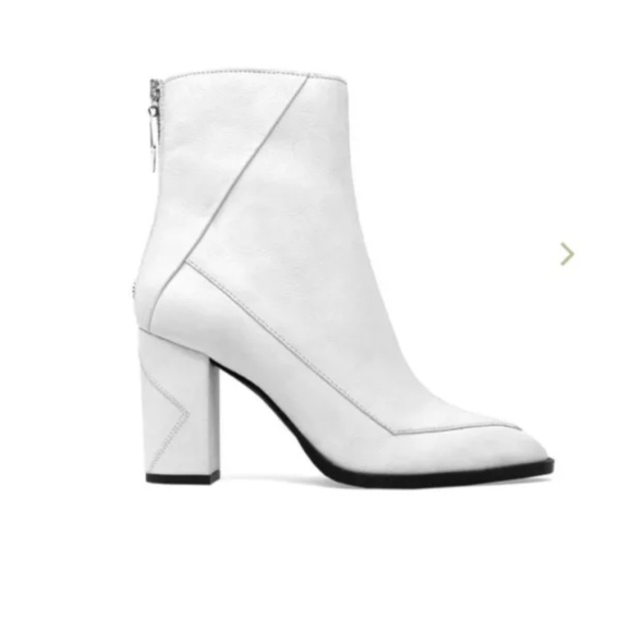 SYLVEN New York Almasi Apple Leather White Boots $425 size 9 - Picture 3 of 9